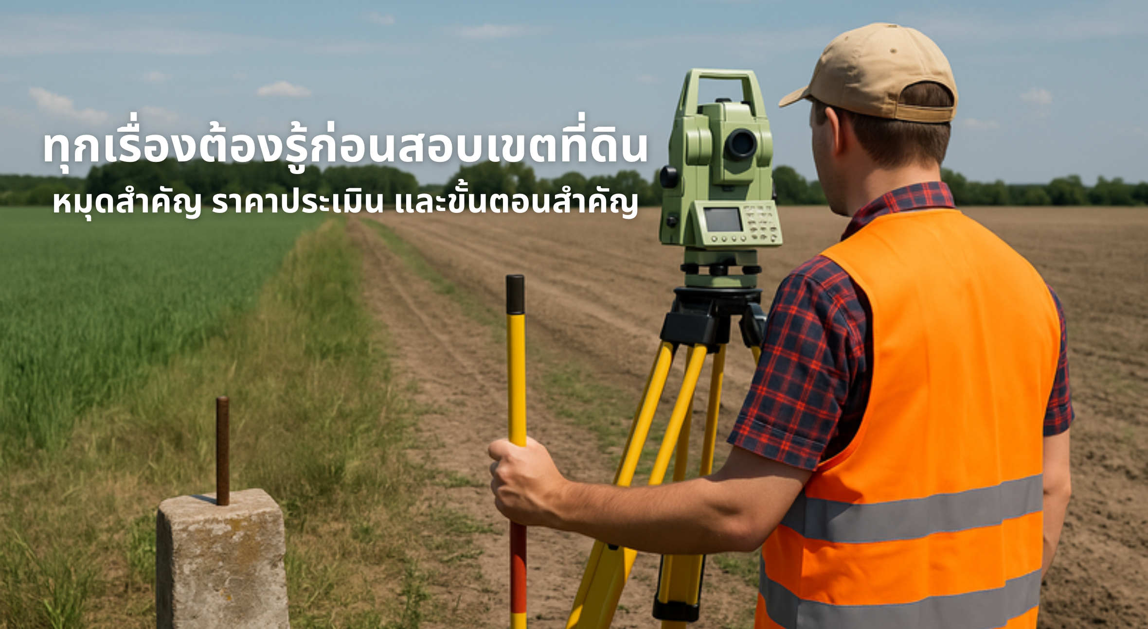 สอบเขต ที่ดิน หา หมุด ราคา