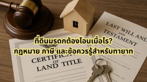 ที่ดิน มรดก ต้องโอน ภายใน กี่ ปี
