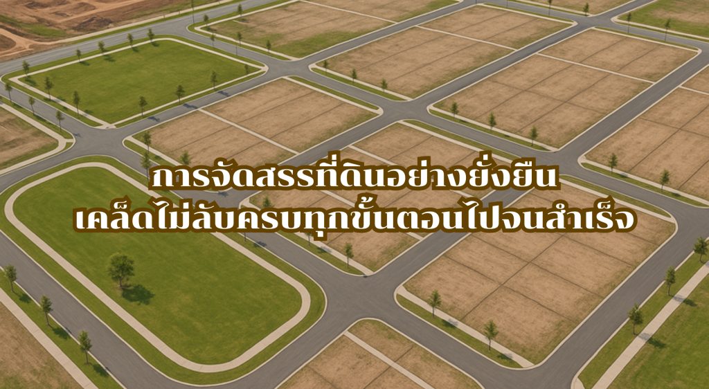 การจัดสรรที่ดิน