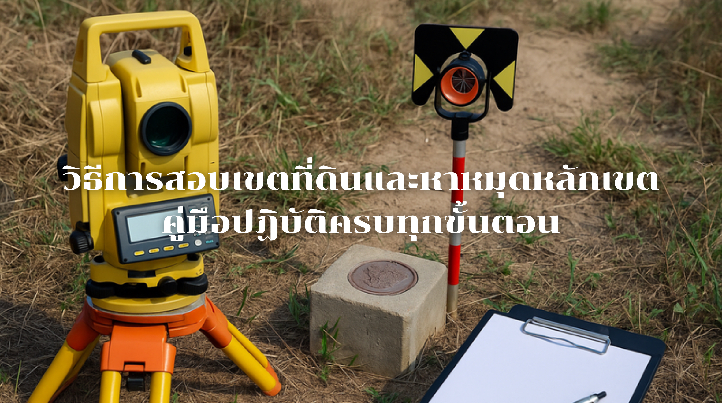 สอบเขตที่ดินหาหมุด
