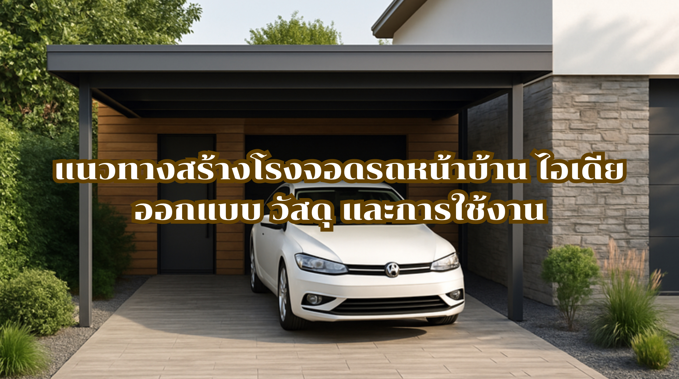 โรงจอดรถหน้าบ้าน