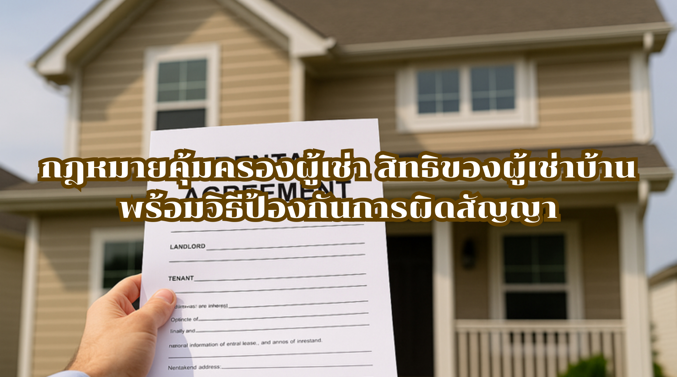 กฎหมายคุ้มครองผู้เช่า