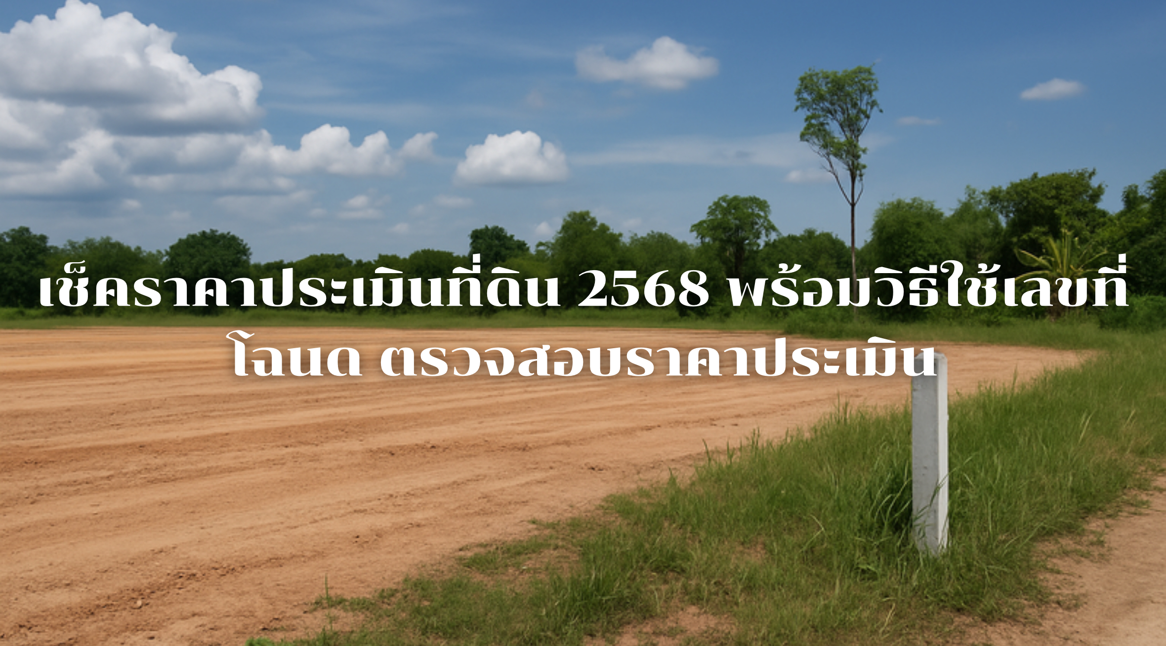 เช็คราคาประเมินที่ดิน 2568