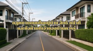 กฎหมายถนนในหมู่บ้าน