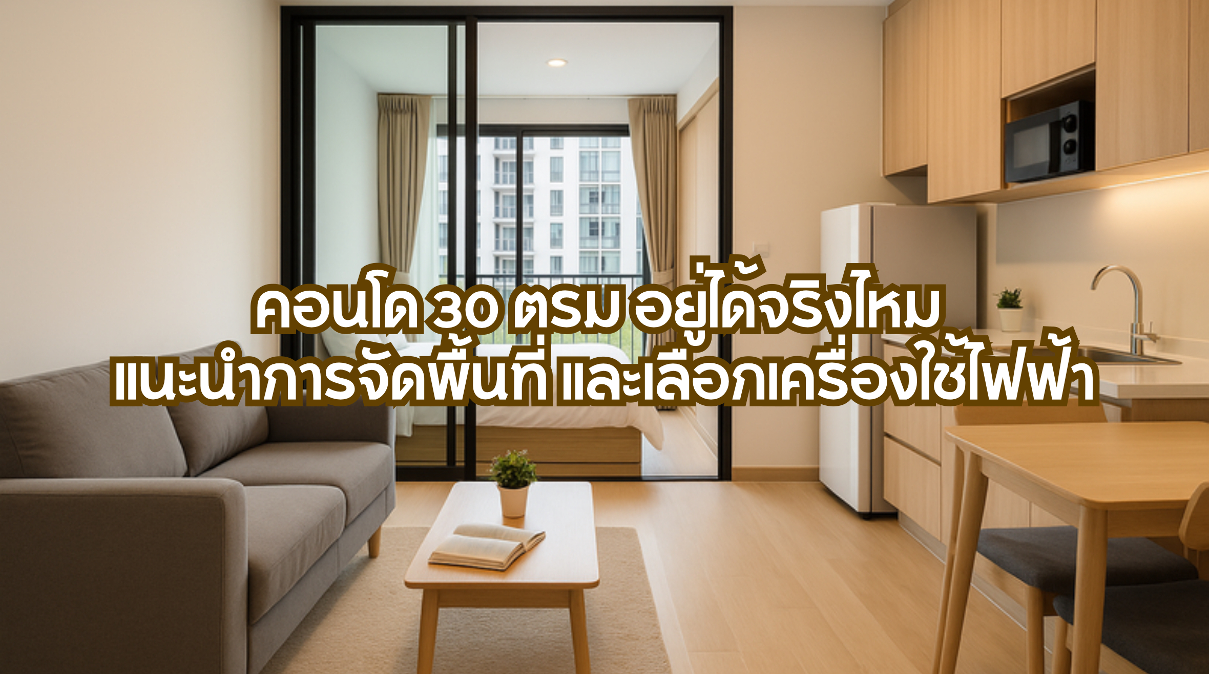 คอนโด 30 ตรม