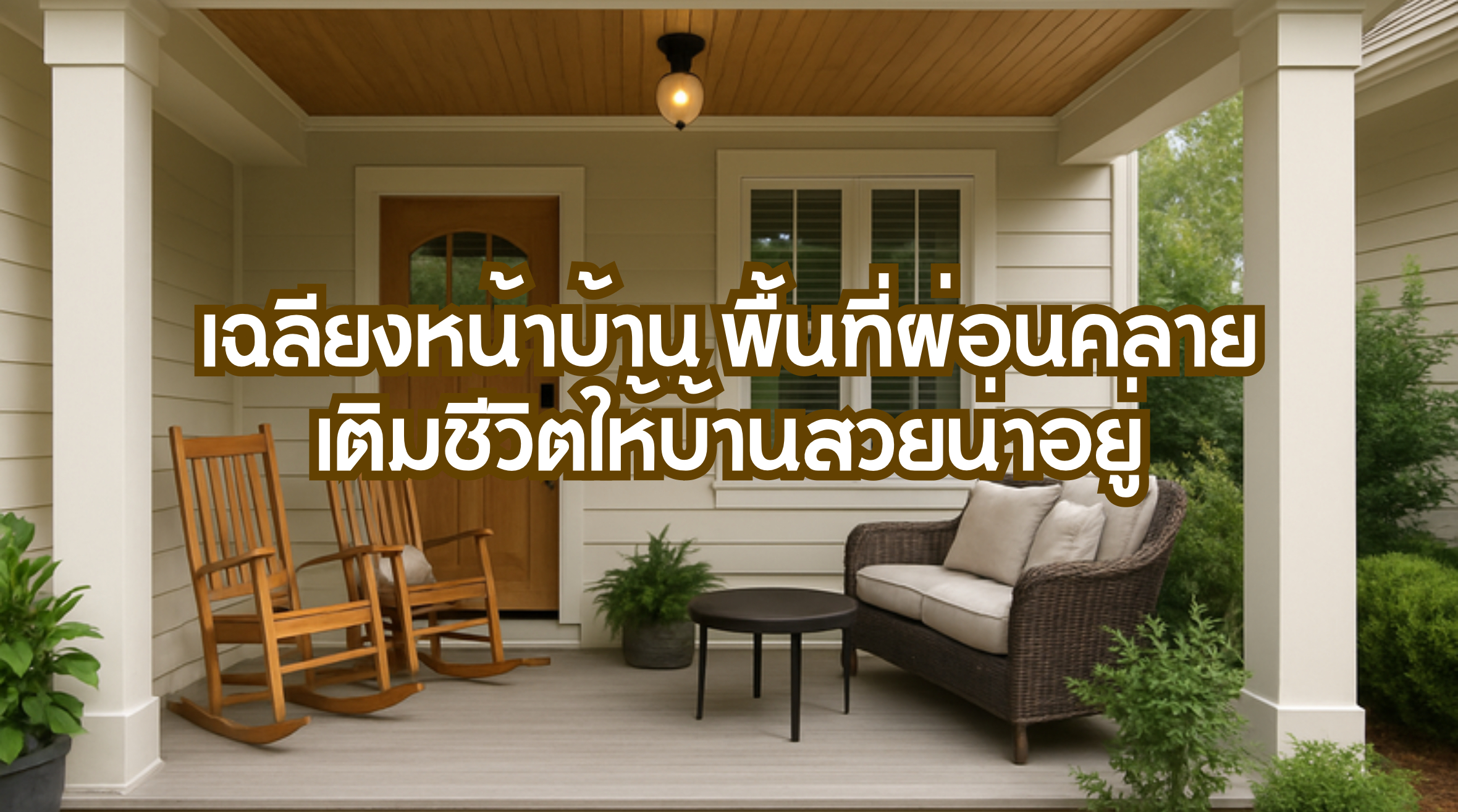เฉลียงหน้าบ้าน