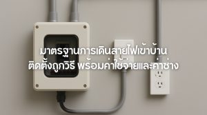 มาตรฐานการเดินสายไฟเข้าบ้าน