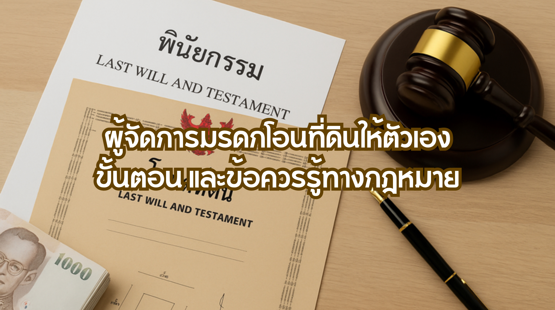 ผู้จัดการมรดกโอนที่ดินให้ตัวเอง