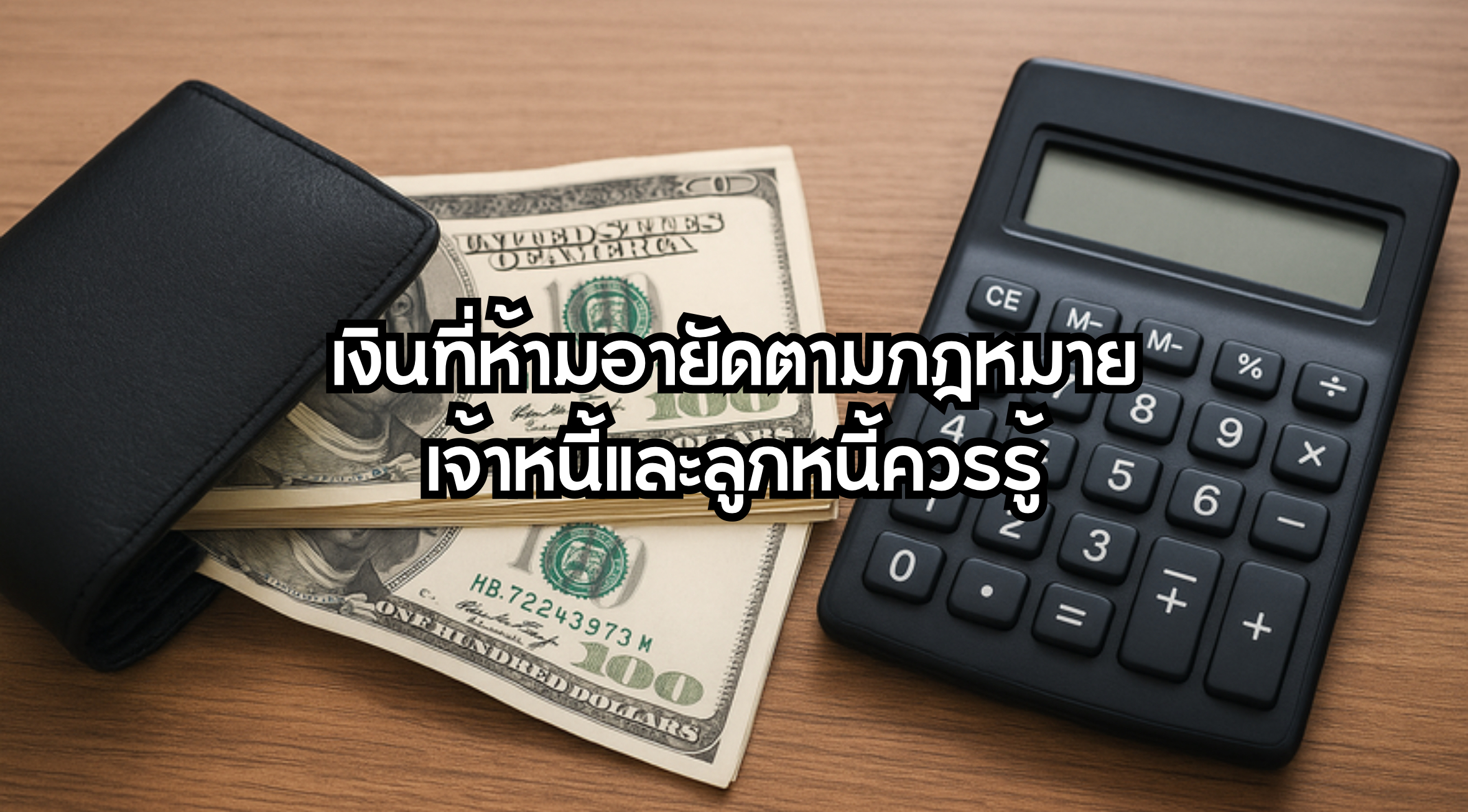 เงินที่ห้ามอายัด