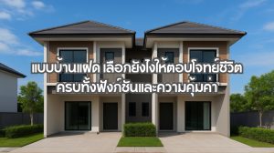 แบบบ้านแฝด