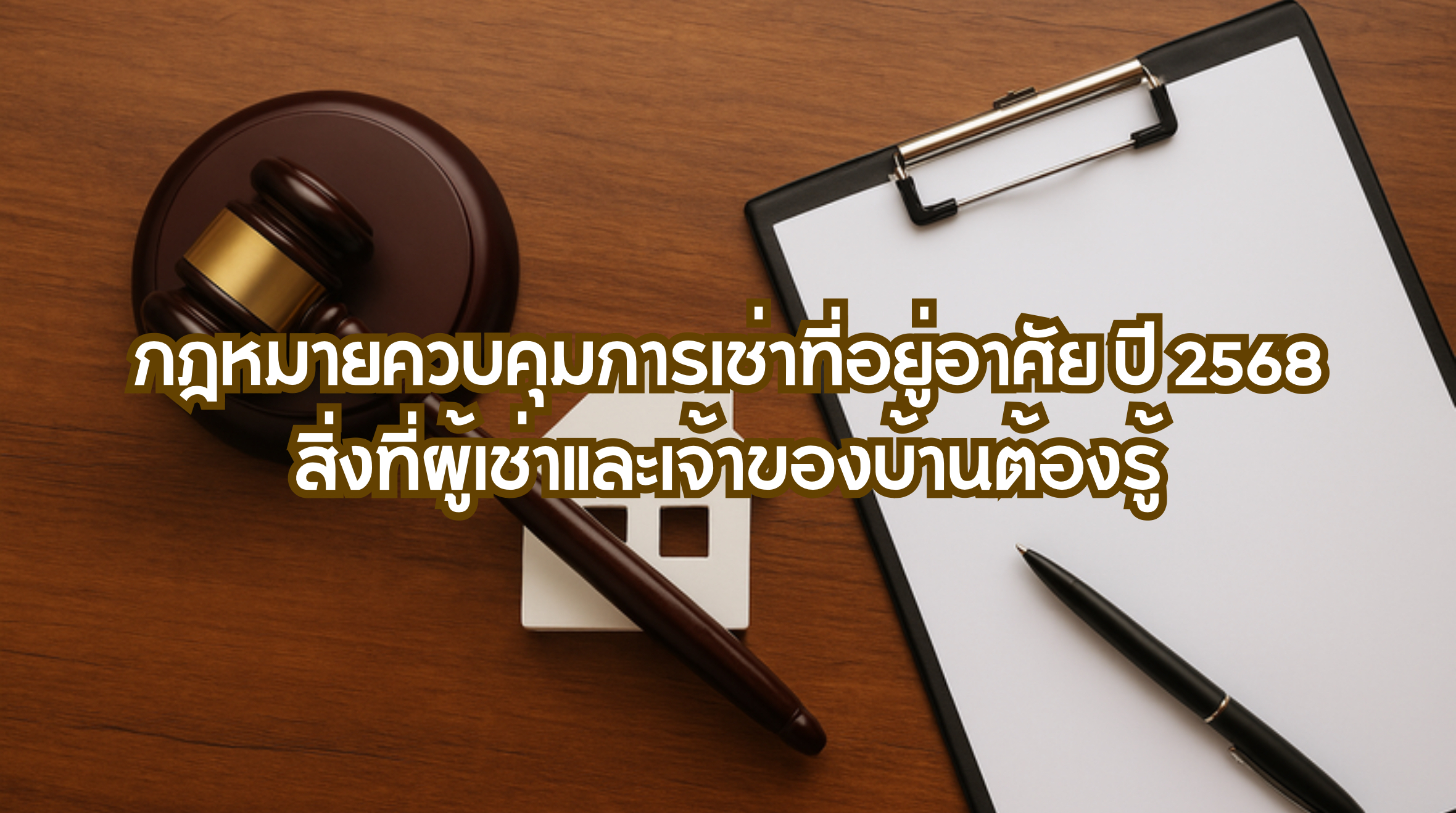 กฎหมายควบคุมการเช่าที่อยู่อาศัย ปี 2568