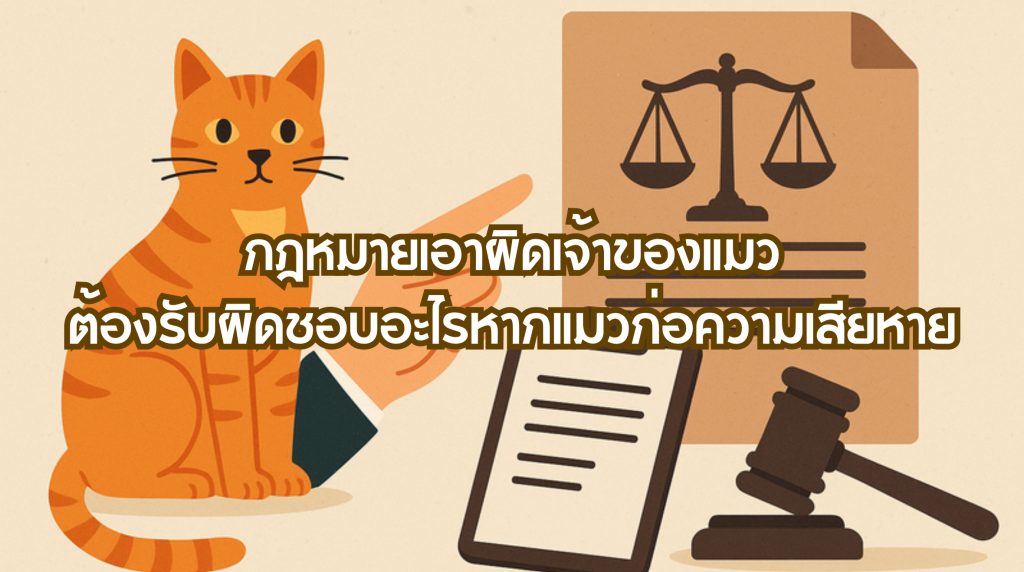กฎหมายเอาผิดเจ้าของแมว