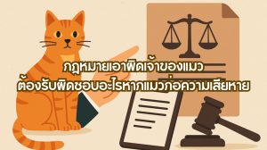 กฎหมายเอาผิดเจ้าของแมว