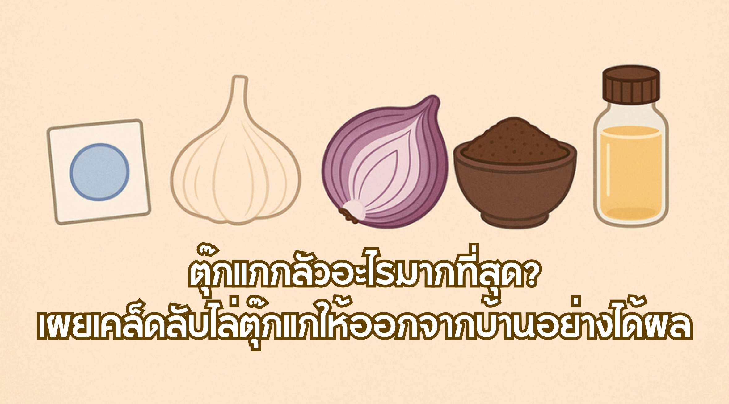 ตุ๊กแกกลัวอะไรมากที่สุด