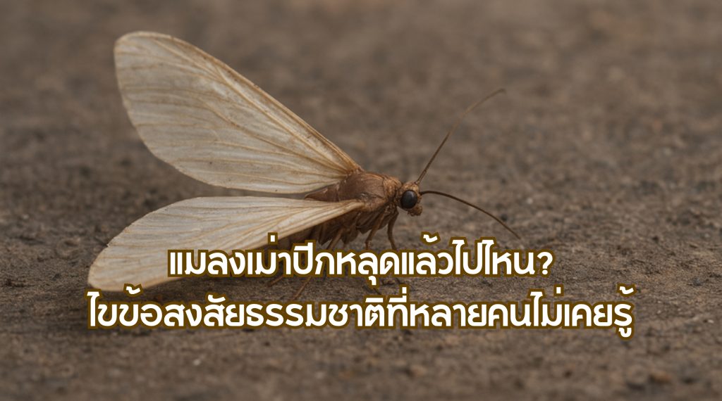 แมลงเม่าปีกหลุดแล้วไปไหน
