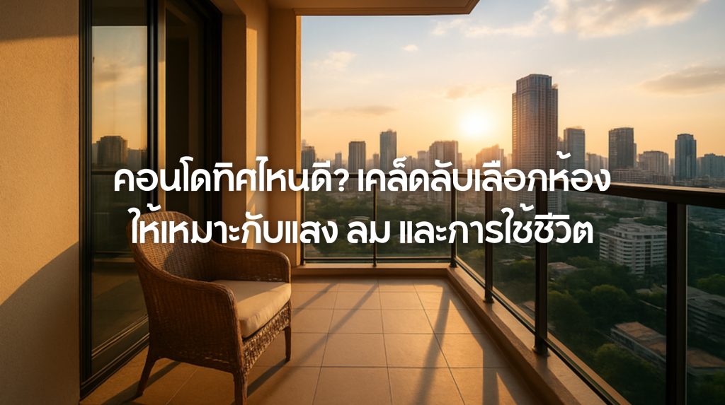 คอนโดทิศไหนดี