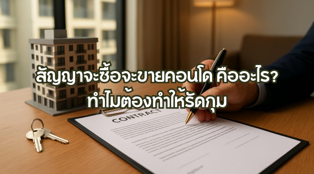 สัญญาจะซื้อจะขายคอนโด