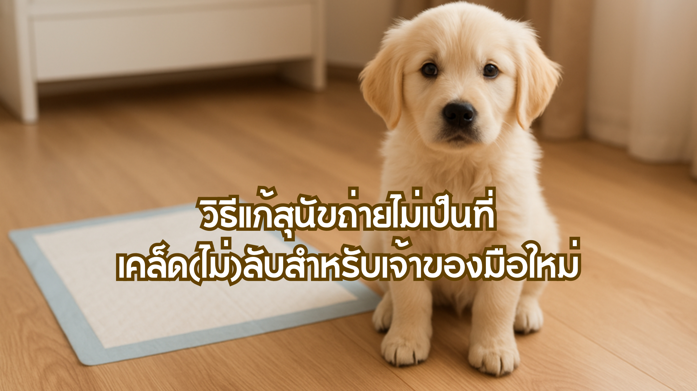 วิธีแก้สุนัขถ่ายไม่เป็นที่