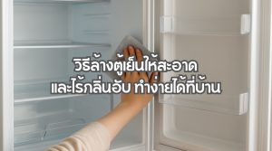 วิธีล้างตู้เย็น