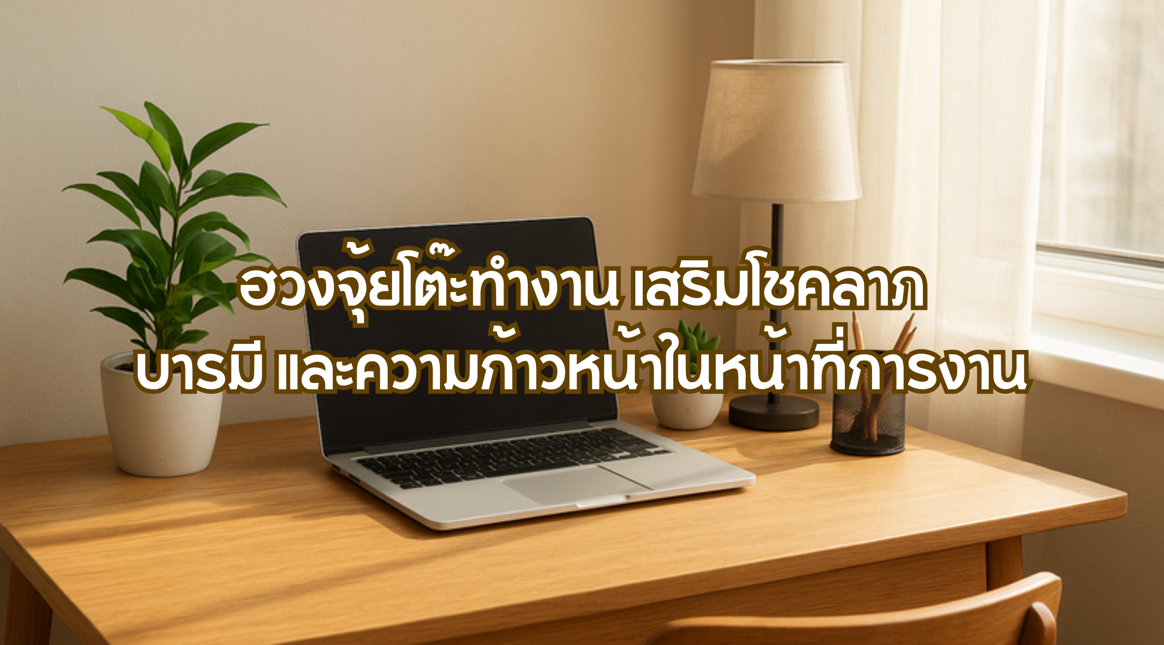 ฮวงจุ้ยโต๊ะทำงาน
