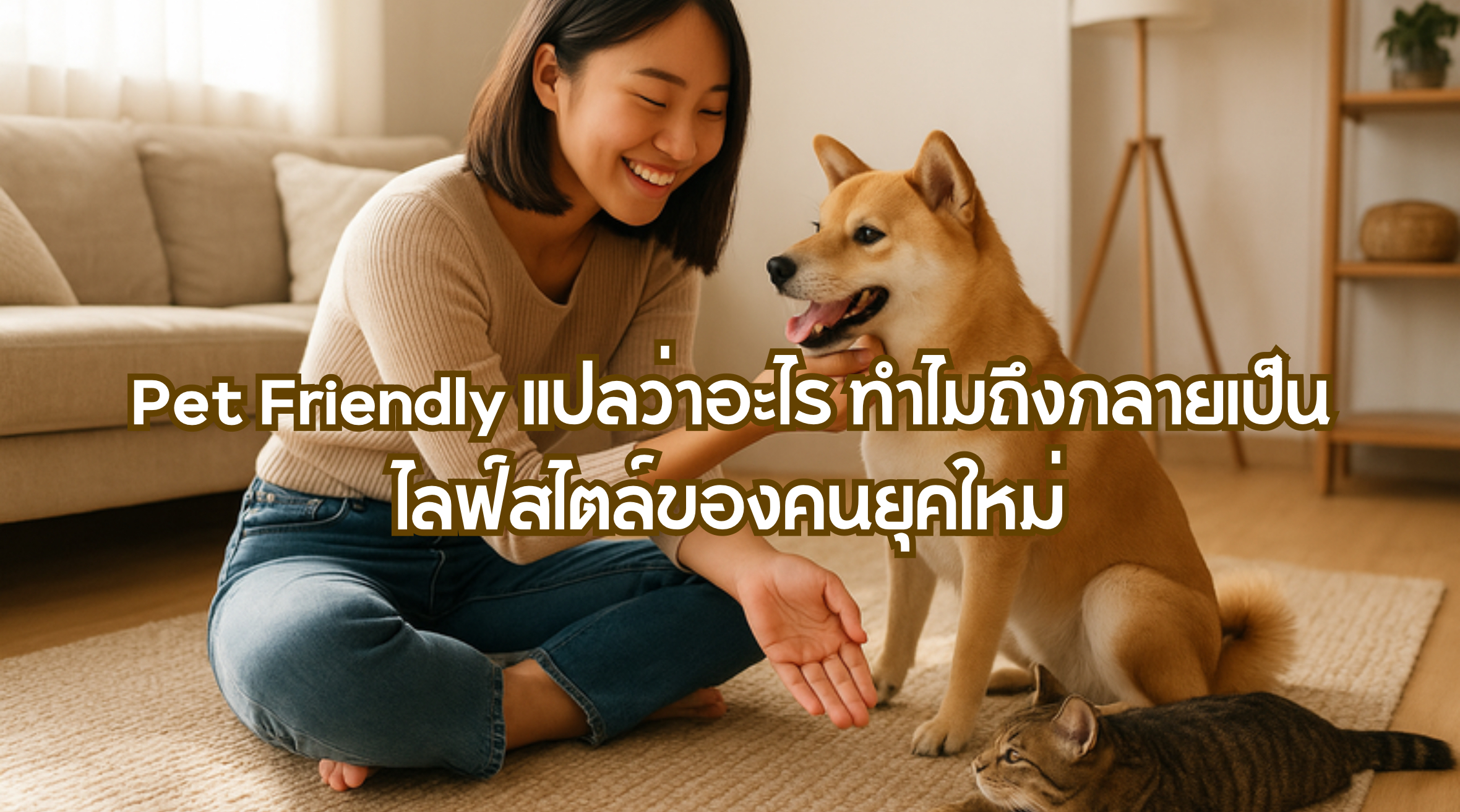 Pet Friendly แปลว่าอะไร