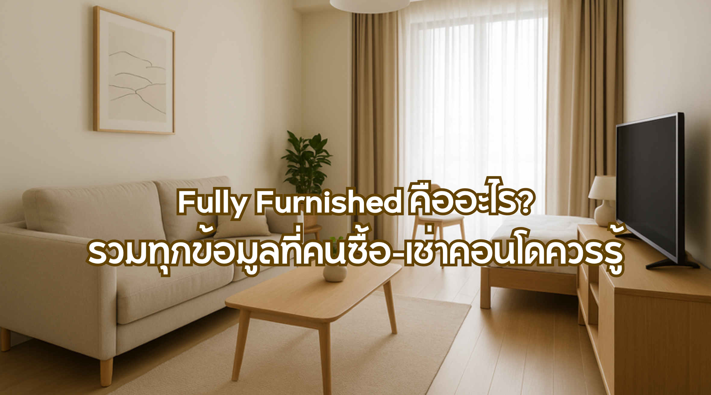 Fully Furnished คือ