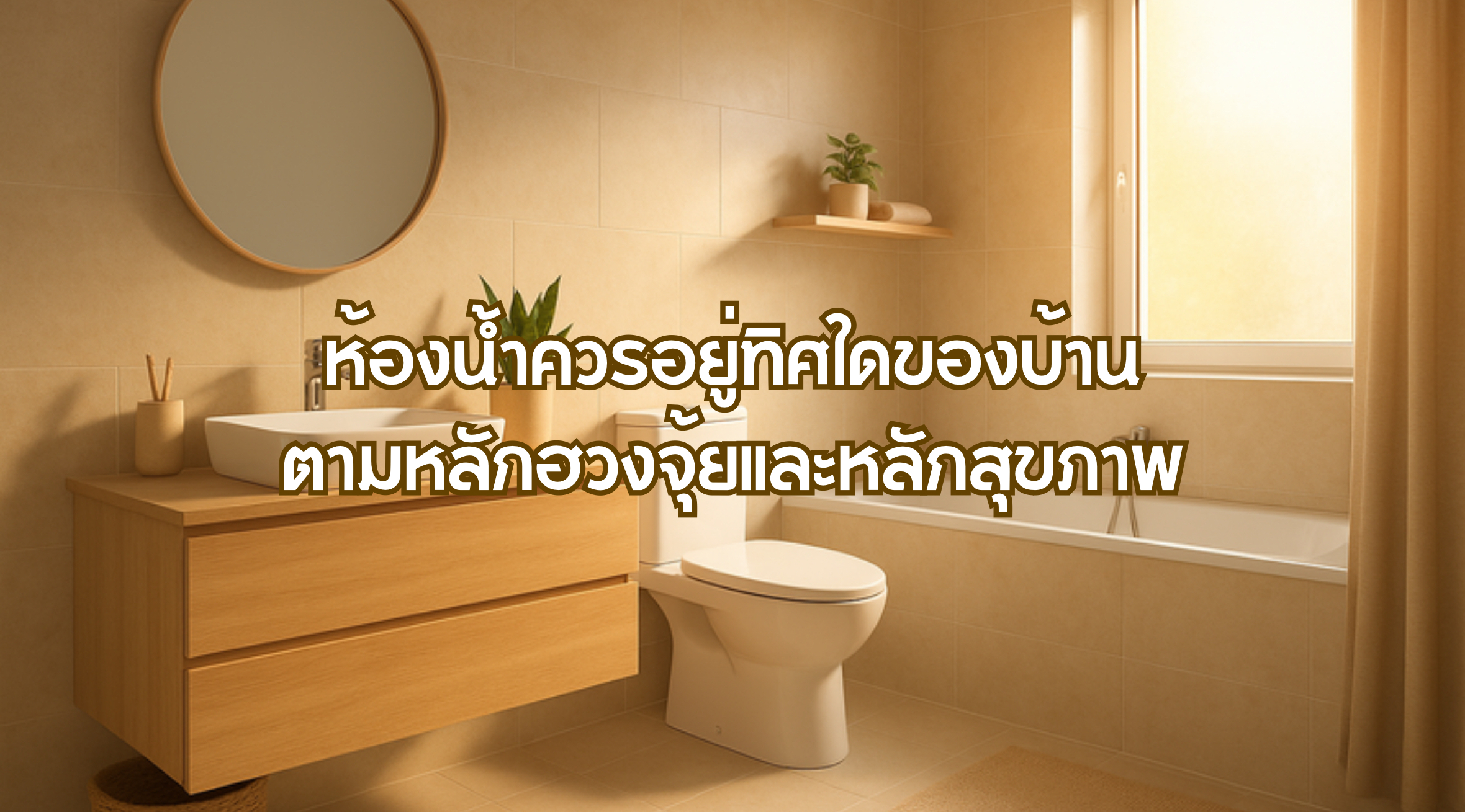 ห้องน้ำควรอยู่ทิศใดของบ้าน
