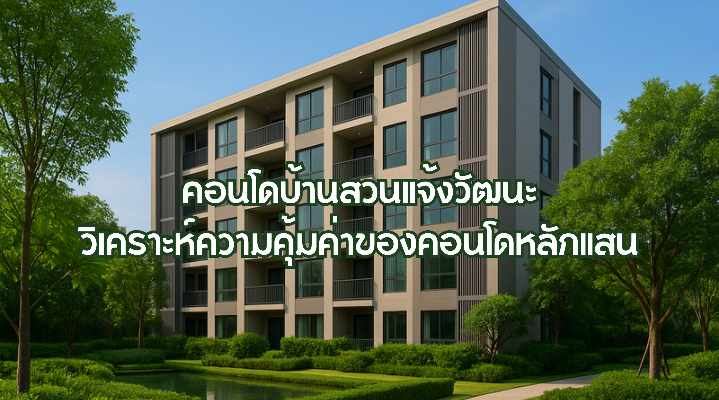คอนโดบ้านสวนแจ้งวัฒนะ